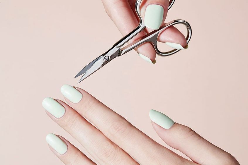 nails being trimmed